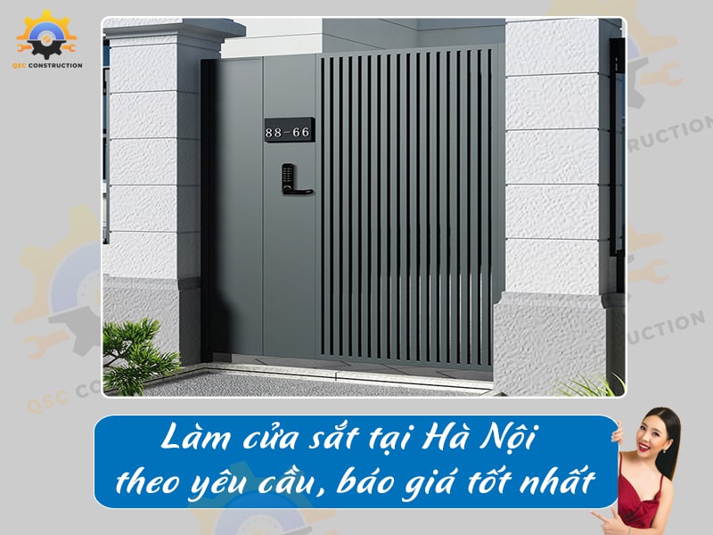 Làm cửa sắt tại Hà Nội theo yêu cầu, báo giá tốt nhất