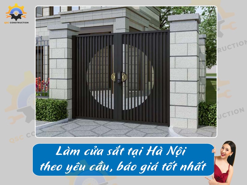 Làm cửa sắt tại Hà Nội theo yêu cầu, báo giá tốt nhất