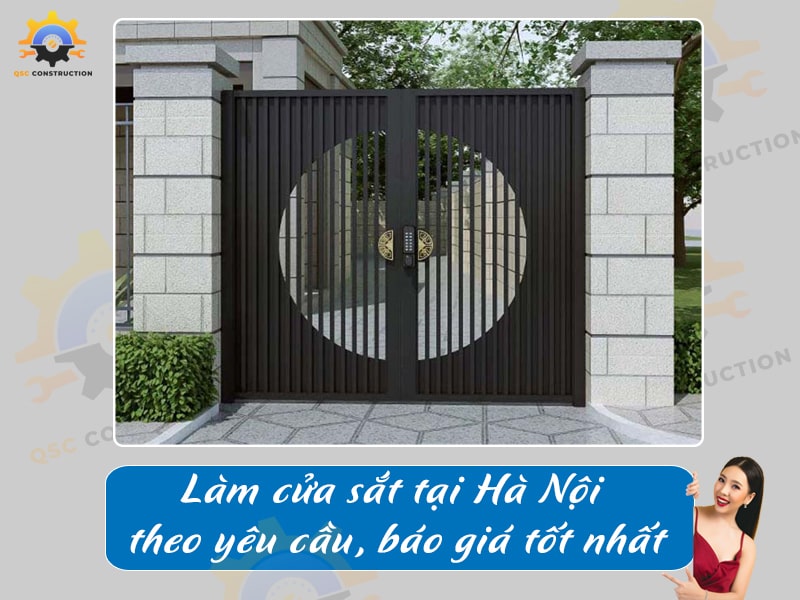 Làm cửa sắt tại Hà Nội theo yêu cầu, báo giá tốt nhất