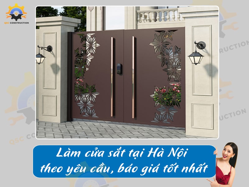 Làm cửa sắt tại Hà Nội theo yêu cầu, báo giá tốt nhất