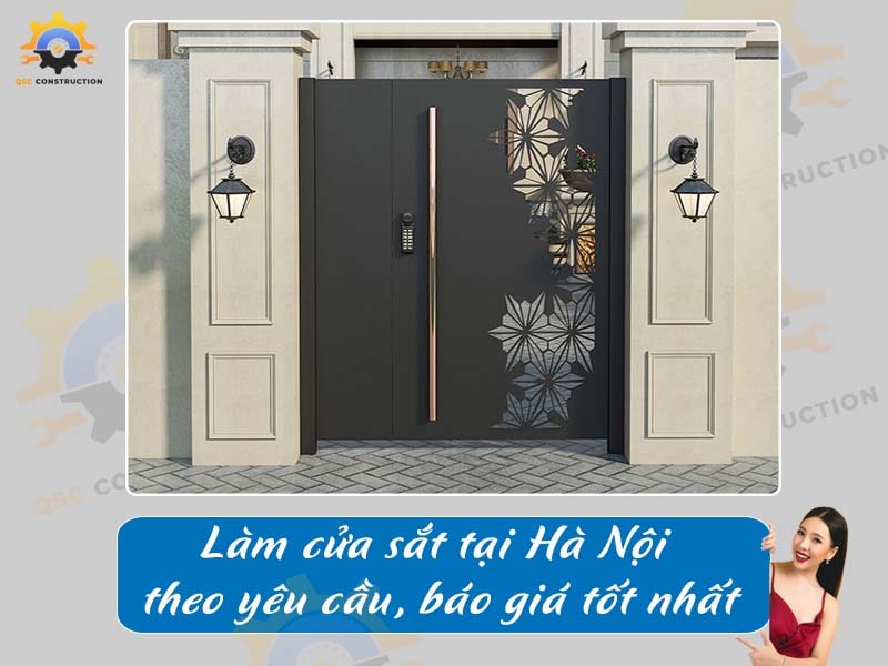 Làm cửa sắt tại Hà Nội theo yêu cầu, báo giá tốt nhất