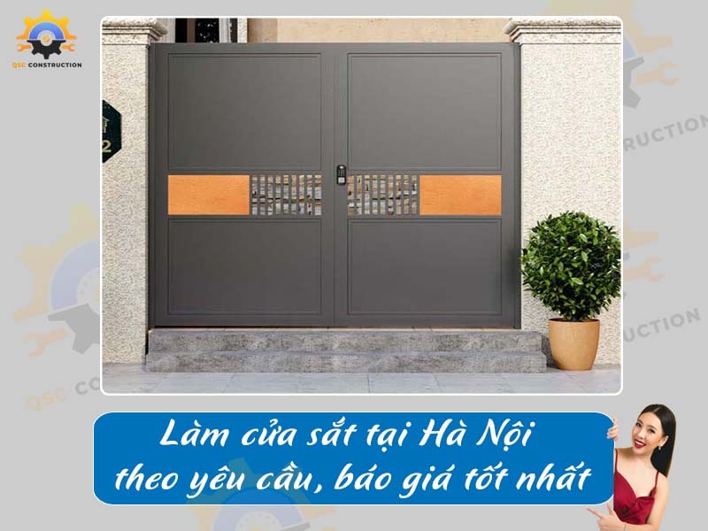 Làm cửa sắt tại Hà Nội theo yêu cầu, báo giá tốt nhất