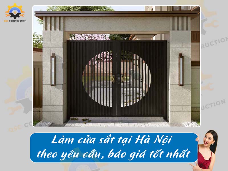 Làm cửa sắt tại Hà Nội theo yêu cầu, báo giá tốt nhất