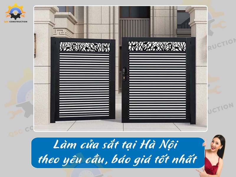 Làm cửa sắt tại Hà Nội theo yêu cầu, báo giá tốt nhất