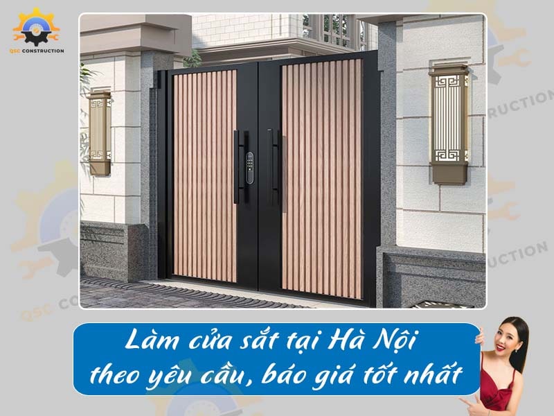 Làm cửa sắt tại Hà Nội theo yêu cầu, báo giá tốt nhất