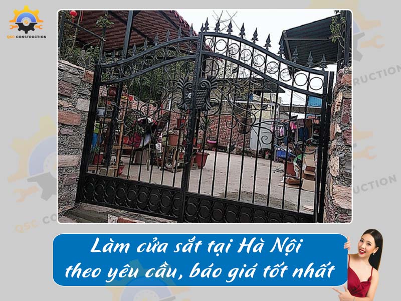 Làm cửa sắt tại Hà Nội theo yêu cầu, báo giá tốt nhất