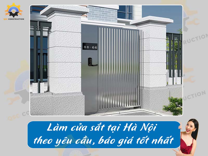 Làm cửa sắt tại Hà Nội theo yêu cầu, báo giá tốt nhất