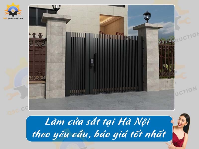Làm cửa sắt tại Hà Nội theo yêu cầu, báo giá tốt nhất