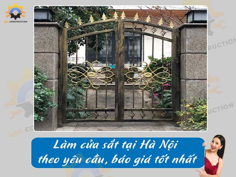 Làm cửa sắt tại Hà Nội theo yêu cầu, báo giá tốt nhất