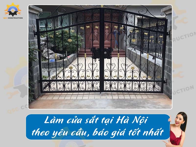 Làm cửa sắt tại Hà Nội theo yêu cầu, báo giá tốt nhất