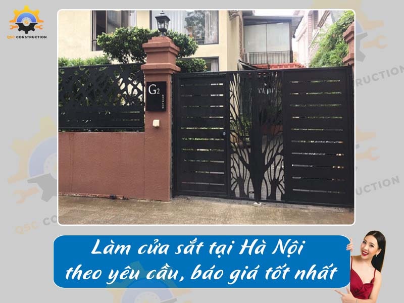 Làm cửa sắt tại Hà Nội theo yêu cầu, báo giá tốt nhất