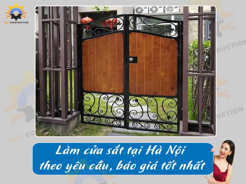 Làm cửa sắt tại Hà Nội theo yêu cầu, báo giá tốt nhất