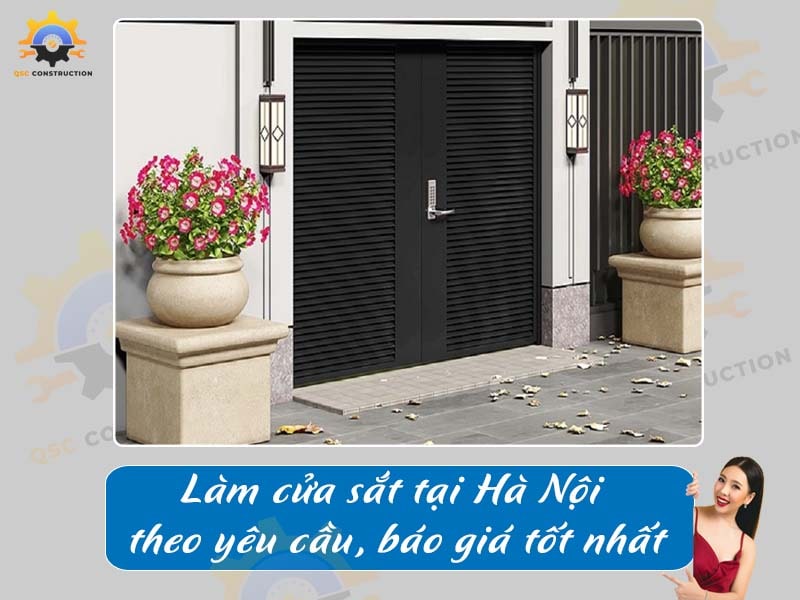 Làm cửa sắt tại Hà Nội theo yêu cầu, báo giá tốt nhất