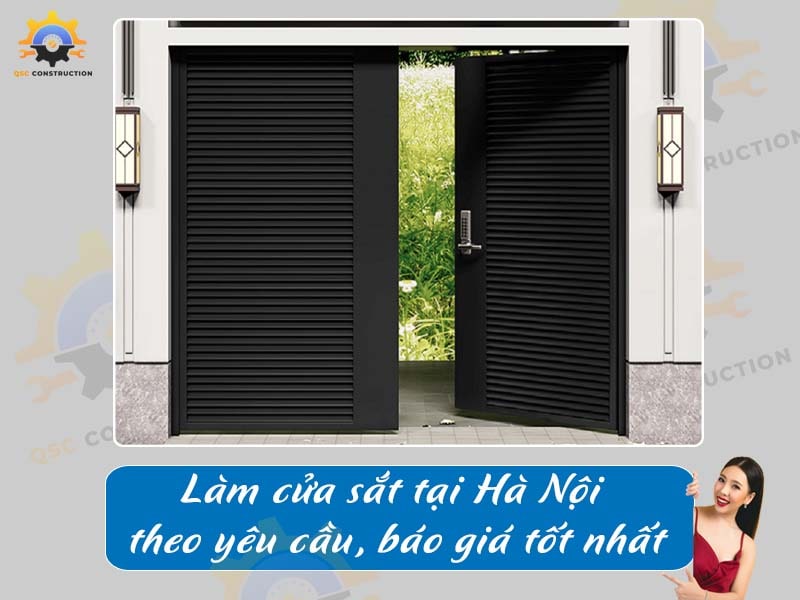 Làm cửa sắt tại Hà Nội theo yêu cầu, báo giá tốt nhất