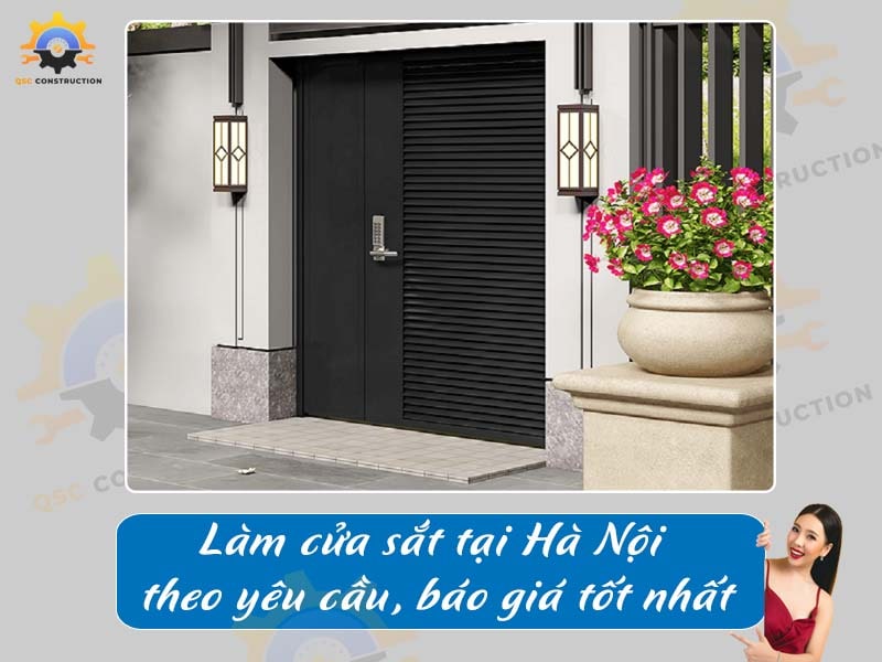 Làm cửa sắt tại Hà Nội theo yêu cầu, báo giá tốt nhất