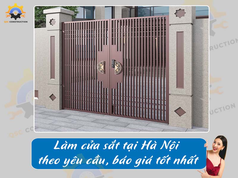 Làm cửa sắt tại Hà Nội theo yêu cầu, báo giá tốt nhất