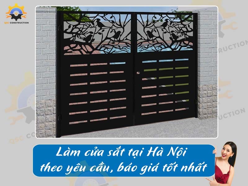 Làm cửa sắt tại Hà Nội theo yêu cầu, báo giá tốt nhất