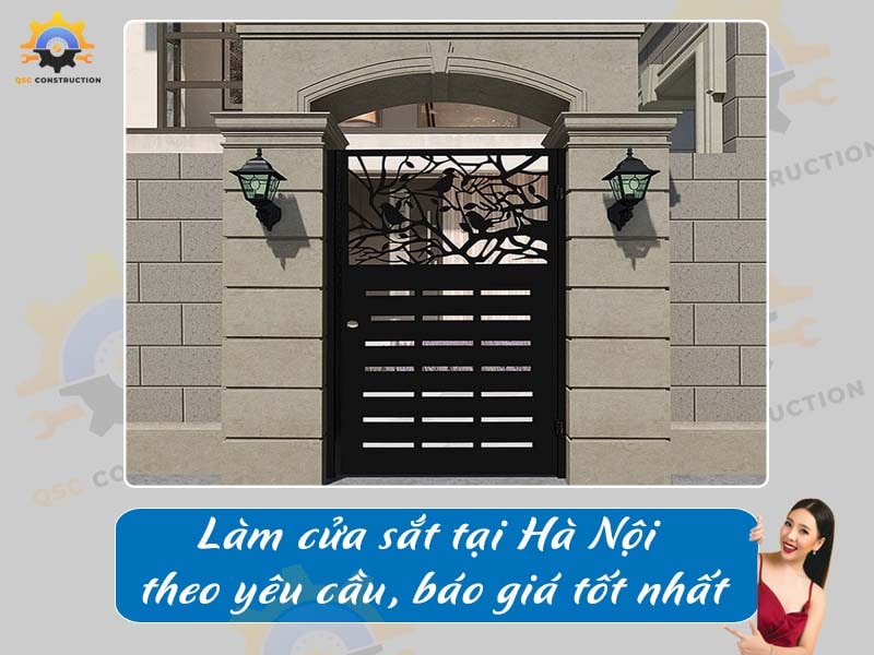 Làm cửa sắt tại Hà Nội theo yêu cầu, báo giá tốt nhất