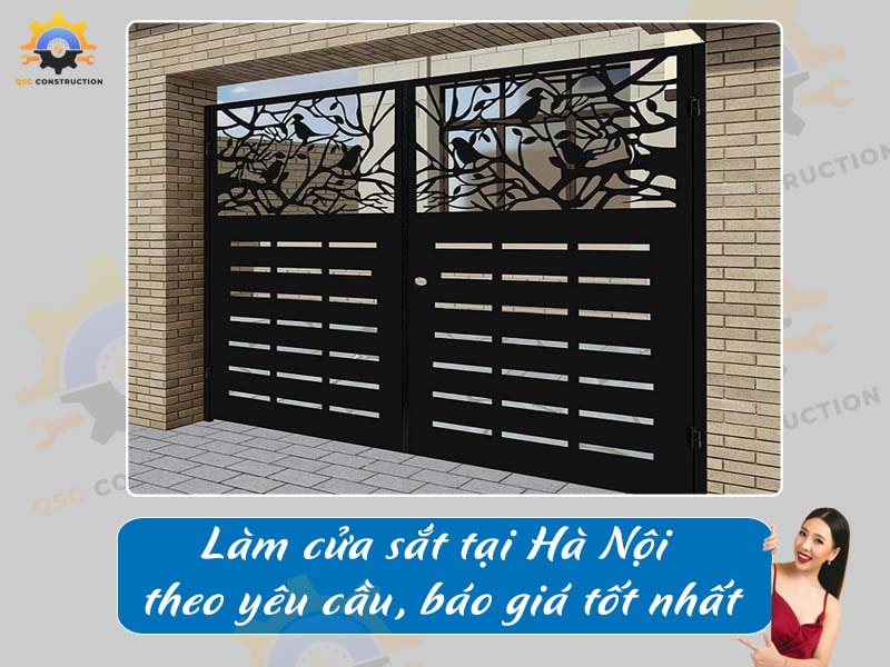 Làm cửa sắt tại Hà Nội theo yêu cầu, báo giá tốt nhất