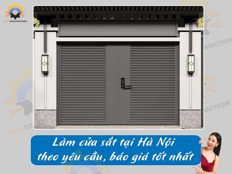 Làm cửa sắt tại Hà Nội theo yêu cầu, báo giá tốt nhất