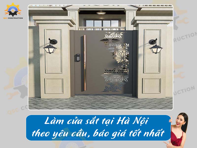 Làm cửa sắt tại Hà Nội theo yêu cầu, báo giá tốt nhất