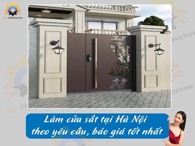 Làm cửa sắt tại Hà Nội theo yêu cầu, báo giá tốt nhất
