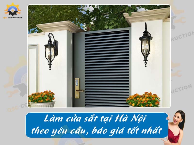 Làm cửa sắt tại Hà Nội theo yêu cầu, báo giá tốt nhất