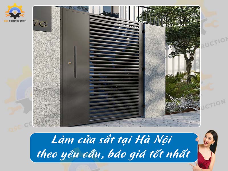 Làm cửa sắt tại Hà Nội theo yêu cầu, báo giá tốt nhất