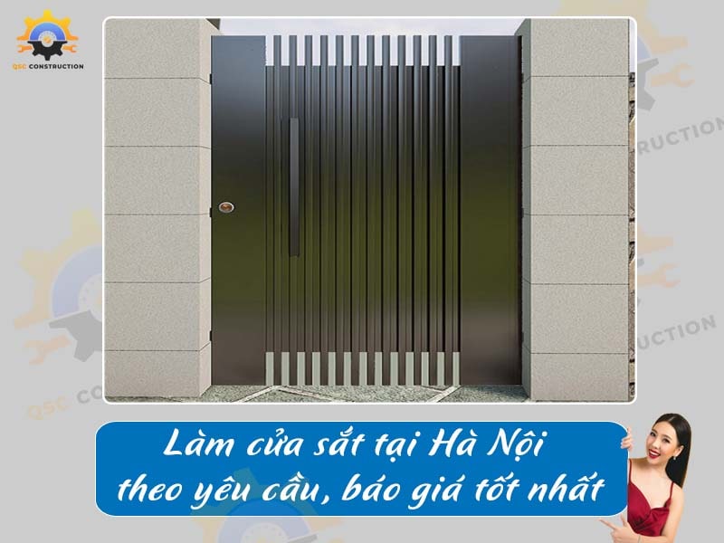Làm cửa sắt tại Hà Nội theo yêu cầu, báo giá tốt nhất