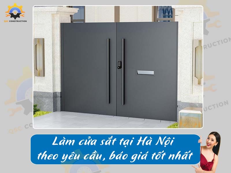 Làm cửa sắt tại Hà Nội theo yêu cầu, báo giá tốt nhất