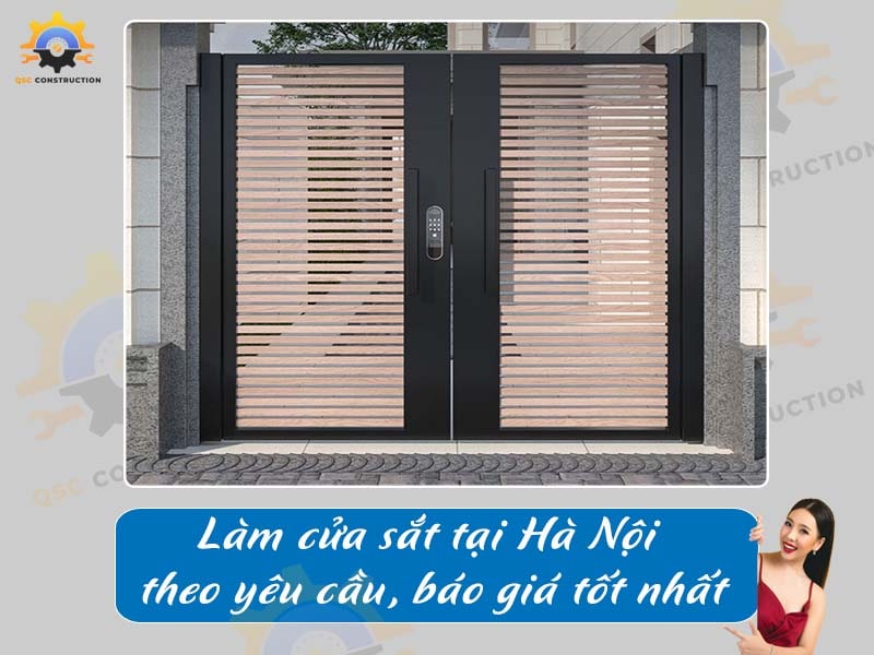Làm cửa sắt tại Hà Nội theo yêu cầu, báo giá tốt nhất