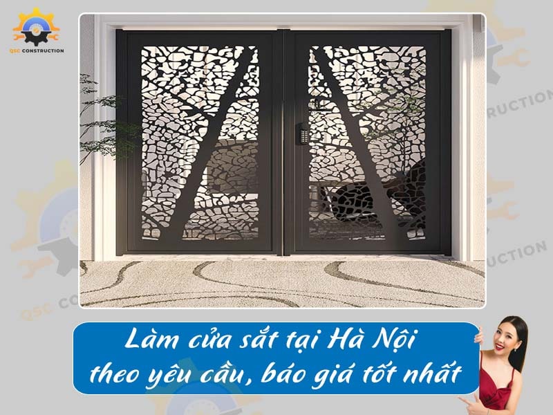 Làm cửa sắt tại Hà Nội theo yêu cầu, báo giá tốt nhất