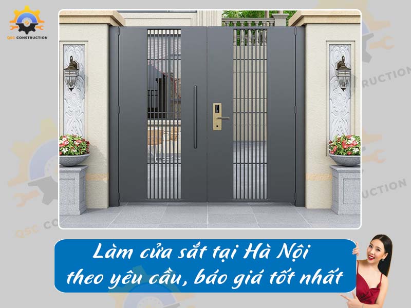 Làm cửa sắt tại Hà Nội theo yêu cầu, báo giá tốt nhất