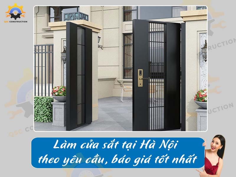 Làm cửa sắt tại Hà Nội theo yêu cầu, báo giá tốt nhất