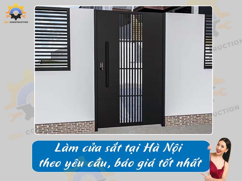 Làm cửa sắt tại Hà Nội theo yêu cầu, báo giá tốt nhất