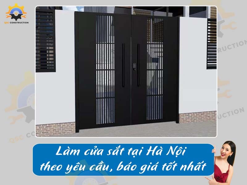 Làm cửa sắt tại Hà Nội theo yêu cầu, báo giá tốt nhất