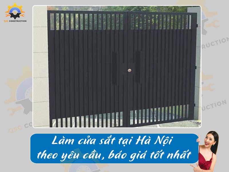 Làm cửa sắt tại Hà Nội theo yêu cầu, báo giá tốt nhất