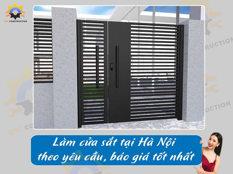 Làm cửa sắt tại Hà Nội theo yêu cầu, báo giá tốt nhất