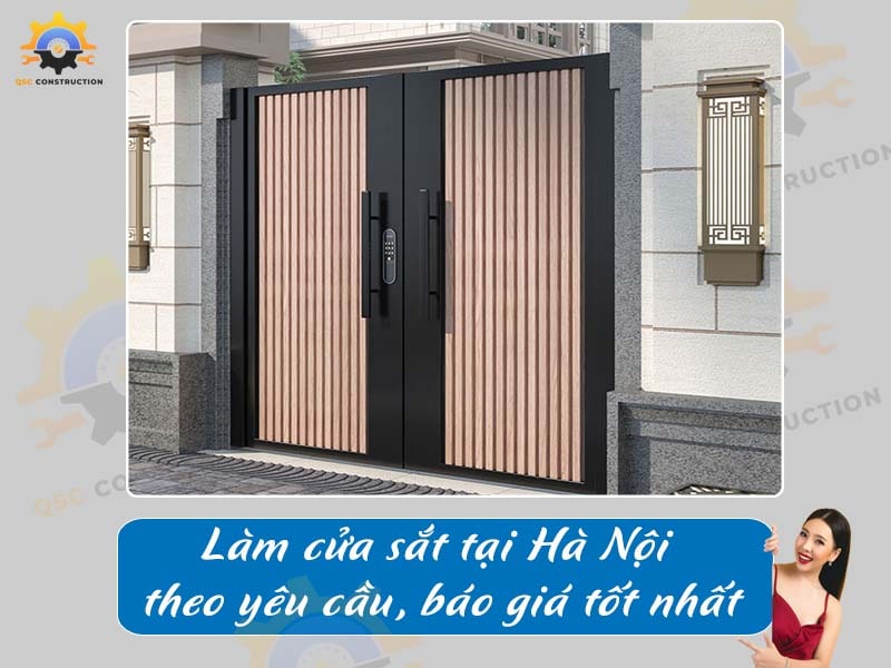Làm cửa sắt tại Hà Nội theo yêu cầu, báo giá tốt nhất