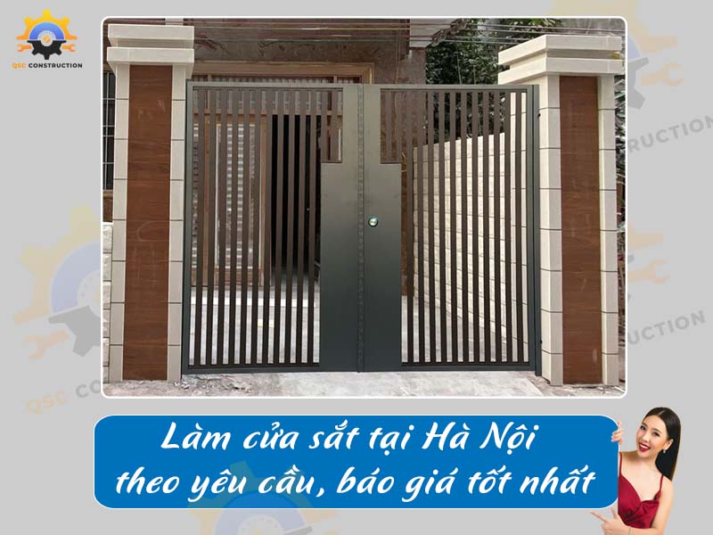 Làm cửa sắt tại Hà Nội theo yêu cầu, báo giá tốt nhất