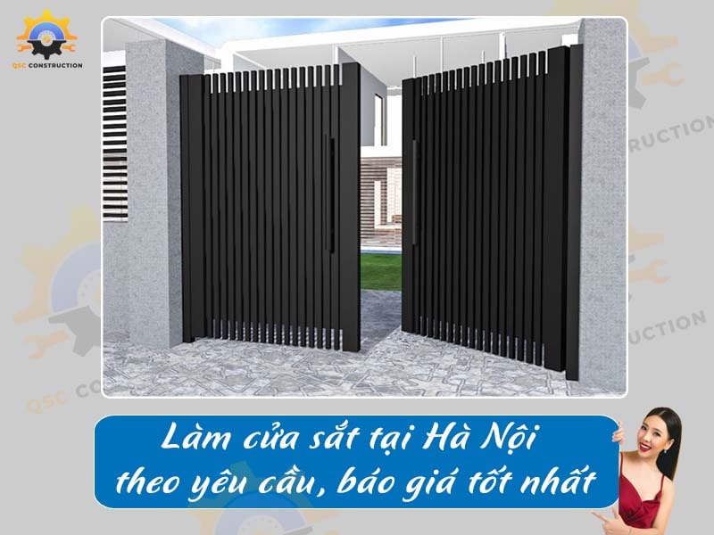 Làm cửa sắt tại Hà Nội theo yêu cầu, báo giá tốt nhất