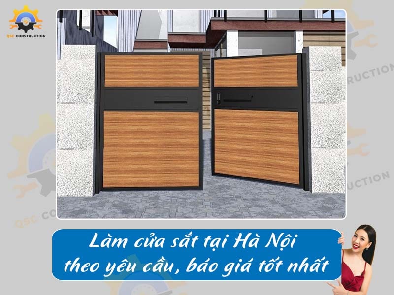 Làm cửa sắt tại Hà Nội theo yêu cầu, báo giá tốt nhất