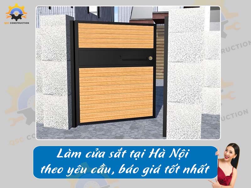 Làm cửa sắt tại Hà Nội theo yêu cầu, báo giá tốt nhất