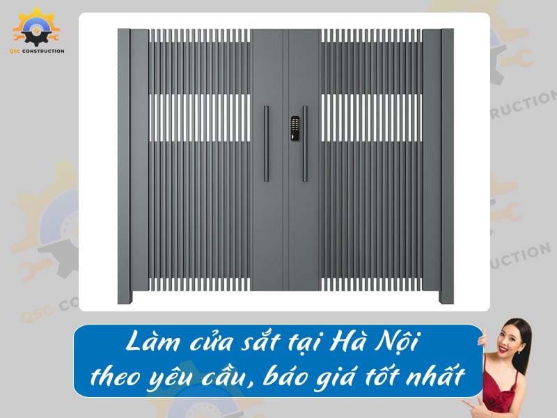 Làm cửa sắt tại Hà Nội theo yêu cầu, báo giá tốt nhất