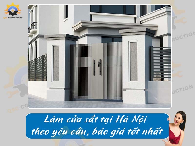 Làm cửa sắt tại Hà Nội theo yêu cầu, báo giá tốt nhất