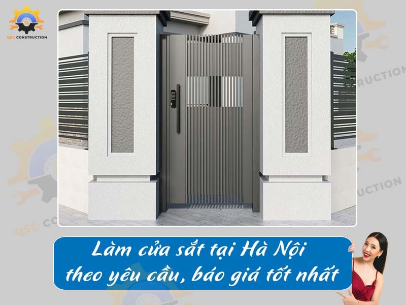 Làm cửa sắt tại Hà Nội theo yêu cầu, báo giá tốt nhất