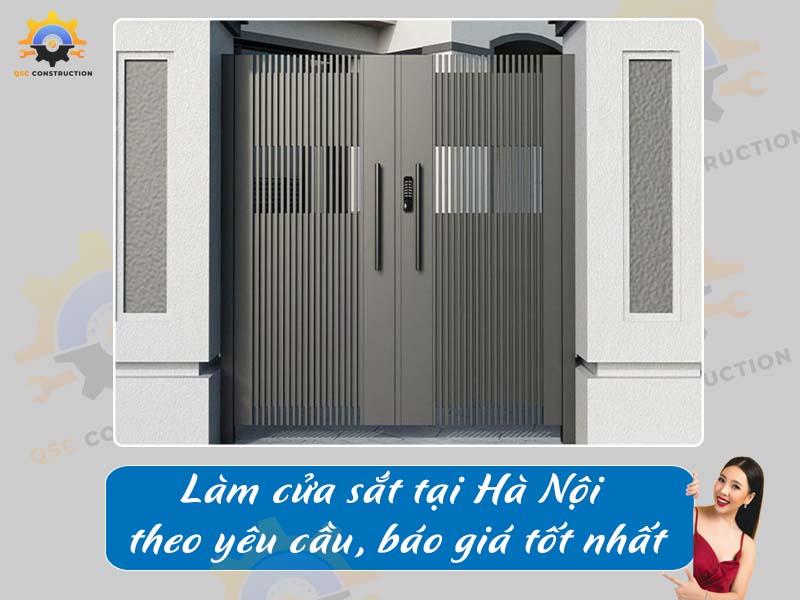Làm cửa sắt tại Hà Nội theo yêu cầu, báo giá tốt nhất