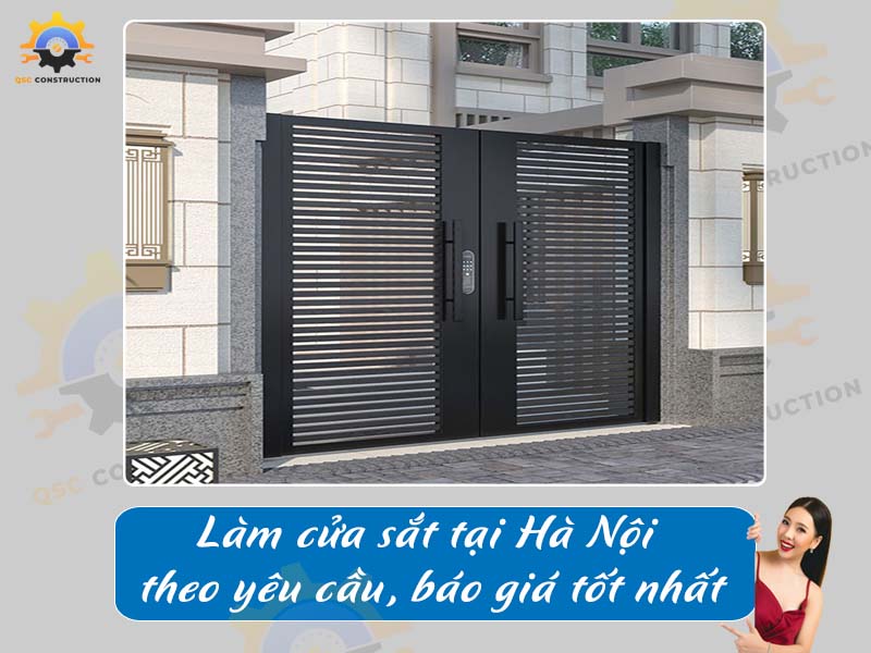 Làm cửa sắt tại Hà Nội theo yêu cầu, báo giá tốt nhất