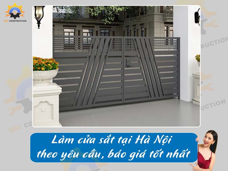 Làm cửa sắt tại Hà Nội theo yêu cầu, báo giá tốt nhất