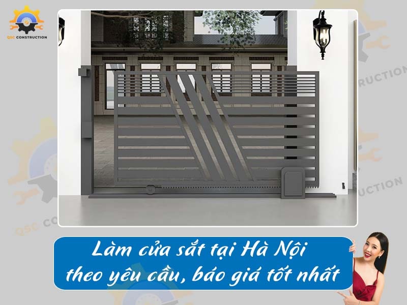 Làm cửa sắt tại Hà Nội theo yêu cầu, báo giá tốt nhất